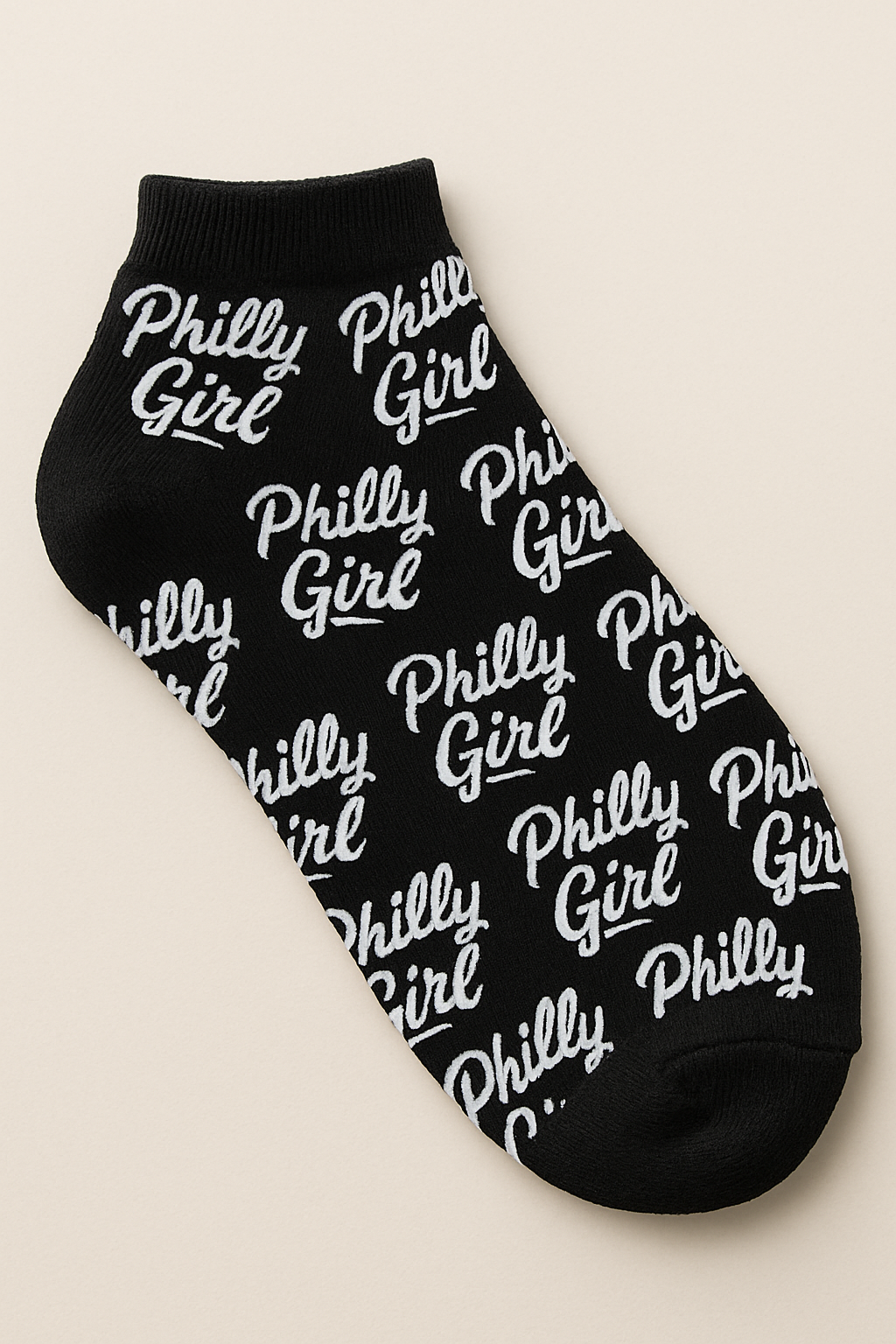 Philly Girl Wht on Blk